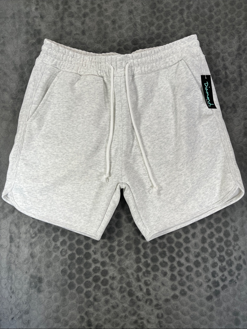 Diamond Supply Co. Light Gray Brilliant Heavyweight Shorts